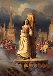 Hermann Stilke: Joan of Arc's Death at the Stake (Right-Hand Part of ''The Life of Joan of Arc'' Triptych)