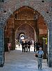 View through archways at Castello Sforzesco, Milan.jpg