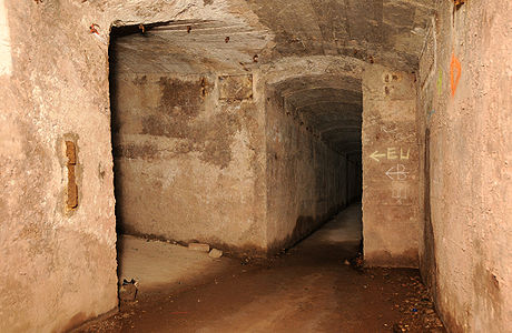Underground, at the Fort de Roppe.