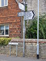 Road Sign on High Street, Little Bytham - geograph.org.uk - 1627376.jpg