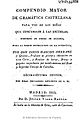 Compendio mayor de gramática castellana para uso de los niños 1831.jpg