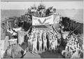 "1909th Engineers Aviation Battalion (Negro) aboard LST 683.", 08-15-1945 - NARA - 520691.tif