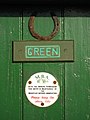 Sign on the Green door at Green - geograph.org.uk - 1108439.jpg