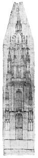 Frankfurt Am Main-St Bartholomaeus-Der Pfarrthurm-Entwurf des Meisters Madern Gertener-um 1415-alternativ.jpg