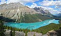 Peyto Lake in Banff National Park, Alberta, Canada)