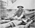 "... American Army Engineer task force in Liberia find themselves in a land from which their ancestors came. Wash day an - NARA - 531144.tif