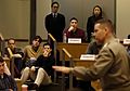 Peter Pace speaking with Wharton business students during a lecture at the University of Pennsylvania (061128-F-0193C-006).jpg