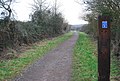 Castle lane 880m, Cycleway 2 - geograph.org.uk - 1111841.jpg