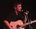 Dave Steel (Australian musician) on stage at Cygnet Folk Festival, January 1999 (Tony Rees photograph).jpg