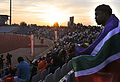 Spectators watching Brazil national football team train at Dobsonville Stadium 2010-06-03 12.jpg