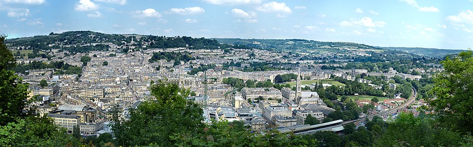 200MP version of the gigapixel image of Bath, UK