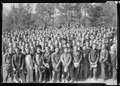 "A group of several hundred workers at Norris Dam construction campsite during noon hour." - NARA - 532733.tif