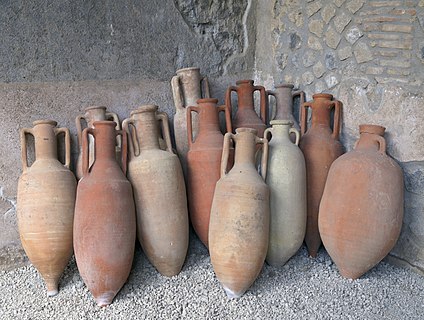 Ancient Roman amphoras in Pompeii.jpg