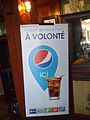 La Cage Aux Sports Now Serving Pepsi Products Sign.JPG