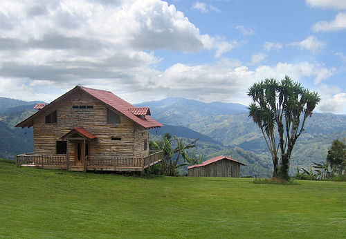 A 'chalet' in the hills to the east of Orosí, Costa Rica