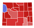 2020 United States Senate election in Wyoming results map by county.svg