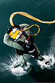 U.S. Navy Diver enters the water during a training evolution at the Naval Diving and Salvage Training Center 140218-N-IC111-156.jpg