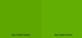 Sea Turtle Green versus Sea Foam Green comparison.gif