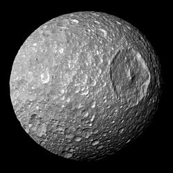 Mimas from Cassini