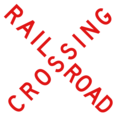 Buckeye Railroad Crossbuck.png