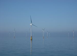 Wind farm off Walney Island