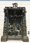 Gates of Hell sculpture by Rodin.JPG