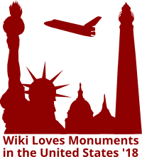 Wiki Loves Monuments 2018 in the United States - Logo (text under).svg