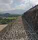 View along terrace of Pyramid of the Sun, Teotihuacan.jpg