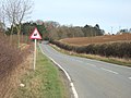 Sign warning of deers at Londonthorpe and Harrowby Without, Lincolnshire - geograph.org.uk - 1764789.jpg
