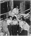 "A contingent of 15 nurses...arrive in the southwest Pacific area, received their first batch of home mail at their sta - NARA - 531410.jpg