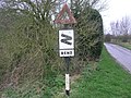 Sharp Bend Sign - geograph.org.uk - 316518.jpg