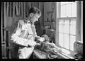 "A close-up of one of the men in the shop of the Woodcrafters and Carvers, Gatlinburg, Tennessee." - NARA - 532772.jpg